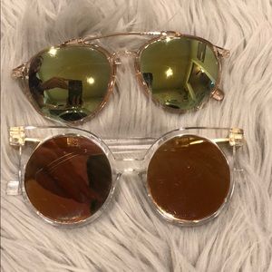 Mirrored Lensed Sunglasses